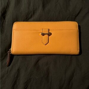 Anne Klein Large mustard yellow wallet